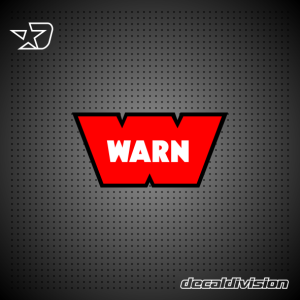 Warn Winches Logo Sticker
